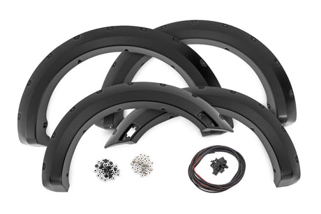 Pocket Fender Flares G1 Black 6 Foot Bed Ford Ranger 2WD/4WD (2019-2023) Rough Country