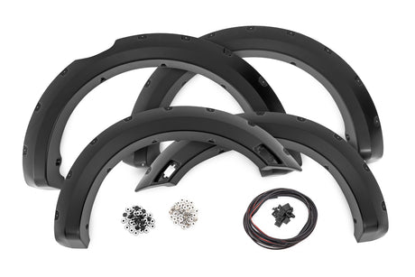 Pocket Fender Flares G1 Black 5 Foot Bed Ford Ranger 2WD/4WD (2019-2023) Rough Country