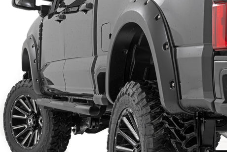 Pocket Fender Flares YZ Oxford White Ford F-250/F-350 Super Duty (23-26) Rough Country