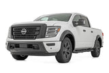 Pocket Fender Flares Crew Cab W/O Emblem Gloss Black Nissan Titan (17-24) Rough Country