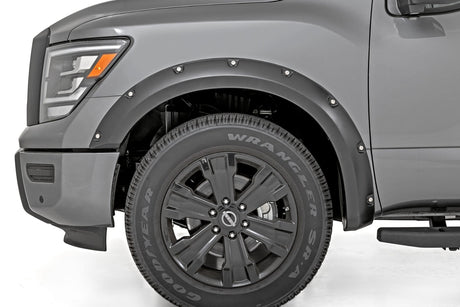 Pocket Fender Flares Crew Cab Nissan Titan 2WD/4WD (2017-2024) Rough Country
