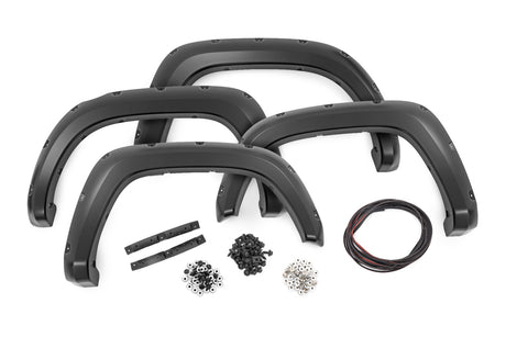 Pocket Fender Flares 202 Black Onyx Toyota Tacoma 2WD/4WD (2016-2023) Rough Country