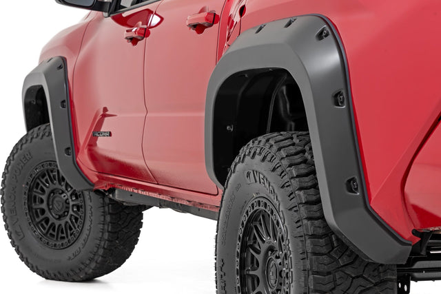 Pocket Fender Flares 202 Gloss Black Toyota Tacoma 2WD/4WD (2024-2026) Rough Country