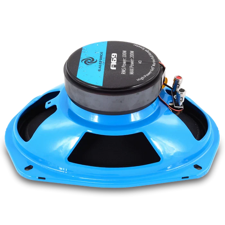 Galeforce F1-69 6x9" 100W RMS Marine Midrange Speakers w/ Bullet Tweeter (Pair) Galeforce Audio