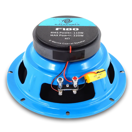 Galeforce F1-80 8" 120W Marine Midrange Speakers with Built-in Horn (Pair) Galeforce Audio