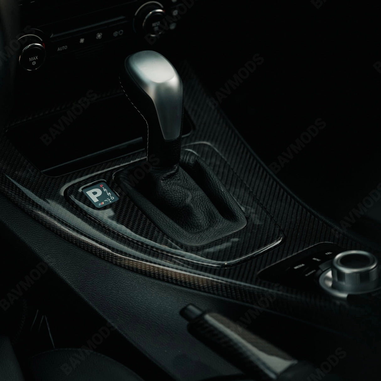 BAVMODS® Digital Gearshift Indicator Conversion Kit for BMW E9X 3 Series | LCD Display + Included Replacement Trim Panel BAVMODS®