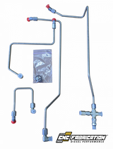 CNC Fab 4-Line Feed Fuel Line Kit - 1999-2003 Ford F-Series CNCFAB