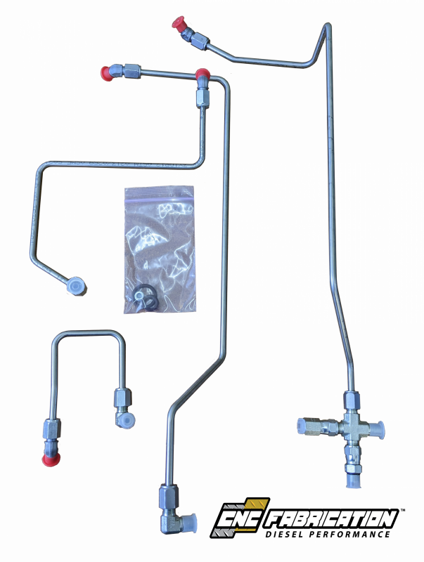 CNC Fab 4-Line Feed Fuel Line Kit - 1999-2003 Ford F-Series CNCFAB