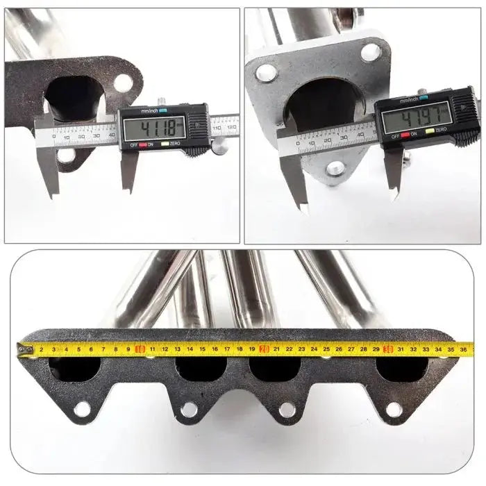 Exhaust Header for 1998-2002 Honda Accord EX/LX CG1/CG2 4Cyl 4-2-1 2.3L F23A1/F23A4/F23A5