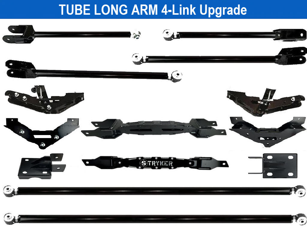 10" to 14" F250 F350 TUBE LONG ARM 4-Link Lift Upgrade for 2023 to 2026 Super Duty Stryker Off Road Design