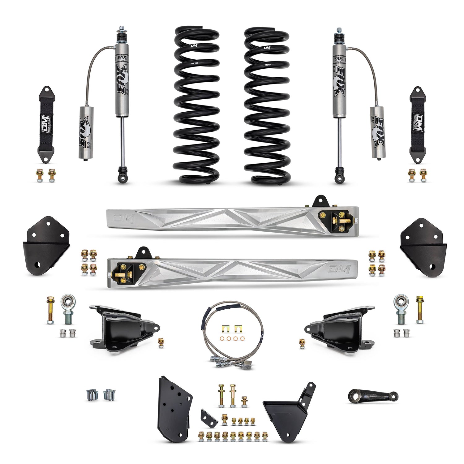 Desolate Motorsports F-250/F-350 2WD 4" Lift (BOLT ON) Front Only - 1992-1997 Ford F-Series Desolate Motorsports
