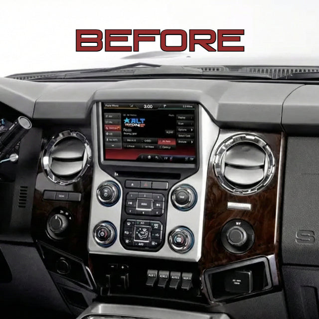 Ford F250 F350 F450 2013-2016 Workshop 12 Tesla-Style Screen Workshop 12
