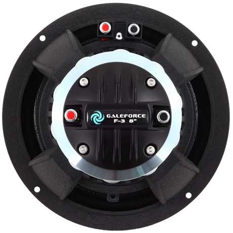 Galeforce F3-8 8" 400W RMS Marine Speaker with Built-in Horn (Single)