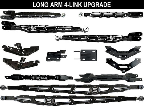 10" to 14" F450 LONG ARM 4-Link Lift Upgrade for 2017-2022 Super Duty Stryker Off Road Design