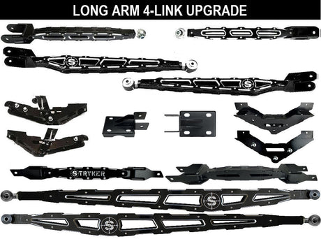 10" to 14" F250 F350 LONG ARM 4-Link Lift Upgrade for 2011-2016 Super Duty Stryker Off Road Design