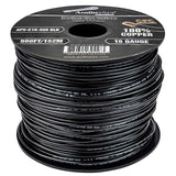 500Ft 16 Gauge Black Primary Wire (APV-C16-500 BLK) Audiopipe