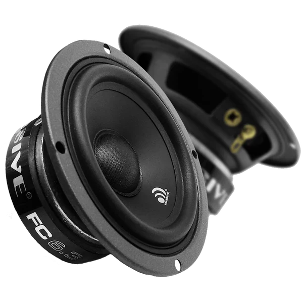 Massive audio FC6.3 - 6.5" High Quality 3-Way 150 Watts RMS Component Speaker Kit