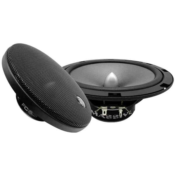 Massive audio FC6.3 - 6.5" High Quality 3-Way 150 Watts RMS Component Speaker Kit