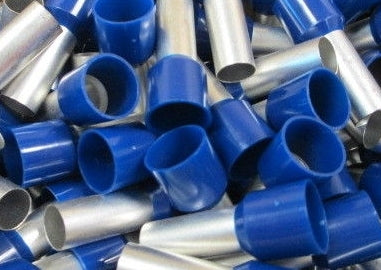 1/0 Awg Single Insulated Wire Ferrules Blue E50-25 10 PCS