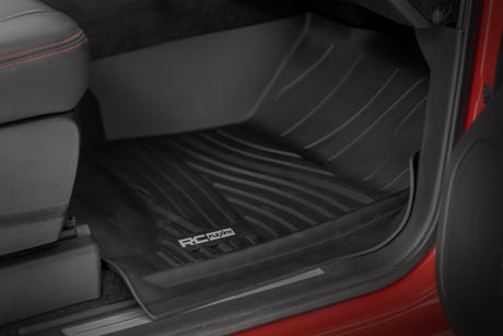 Flex-Fit Floor Mats Front Silverado/Sierra 1500/2500HD/3500HD (14-19 & Classic) Rough Country