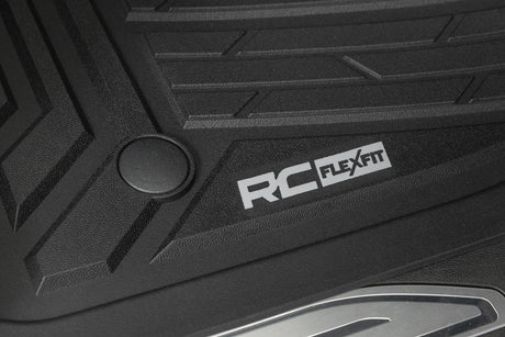 Flex-Fit Floor Mats Front Bucket Silverado/Sierra 1500/2500HD/3500HD (19-26) Rough Country