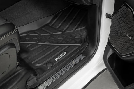 Flex-Fit Floor Mats Front Crew Ram 1500 (19-24)/1500 TRX (21-24) Rough Country