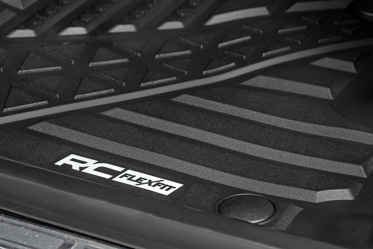 Flex-Fit Floor Mats Front Crew Ram 1500 (19-24)/1500 TRX (21-24) Rough Country