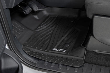 Flex-Fit Floor Mats FR & RR Ford F-150 (15-26)/F-150 Lightning (22-26)/Raptor (17-25) Rough Country