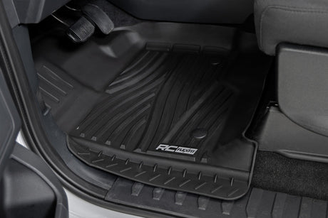 Flex-Fit Floor Mats Front Ford F-150 (15-26)/F-150 Lightning (22-26)/Raptor (17-25) Rough Country