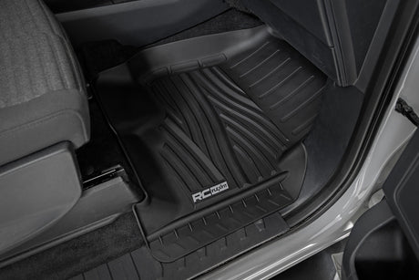 Flex-Fit Floor Mats Front Ford F-150 (15-26)/F-150 Lightning (22-26)/Raptor (17-25) Rough Country