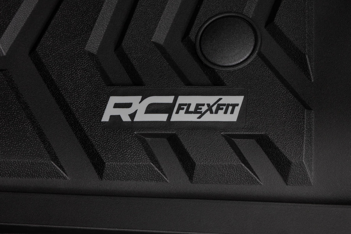 Flex-Fit Floor Mats Front and Rear Ford F-250/F-350 Super Duty (17-26) Rough Country