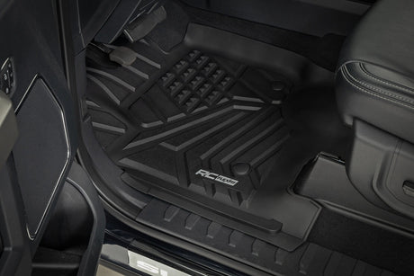 Flex-Fit Floor Mats Front Ford F-250/F-350 Super Duty 2WD/4WD (2017-2026) Rough Country