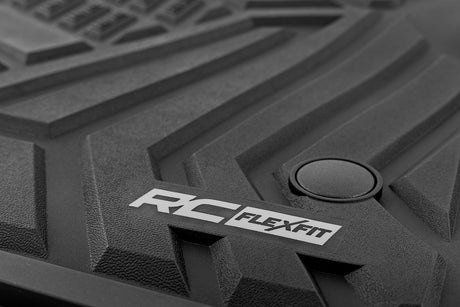 Flex-Fit Floor Mats Front Ford F-250/F-350 Super Duty 2WD/4WD (2017-2026) Rough Country
