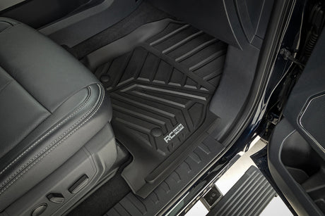 Flex-Fit Floor Mats Front Ford F-250/F-350 Super Duty 2WD/4WD (2017-2026) Rough Country