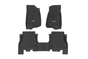 Flex Fit Floor Mats FR & RR 4 Door Jeep Wrangler Unlimited 4WD (18-26) Rough Country