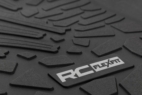 Flex Fit Floor Mats FR 4 Door Jeep Wrangler Unlimited 4WD (2018-2026) Rough Country