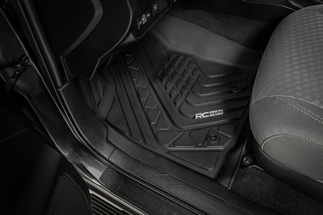 Flex-Fit Floor Mats Front Toyota Tacoma 2WD/4WD (2016-2023) Rough Country