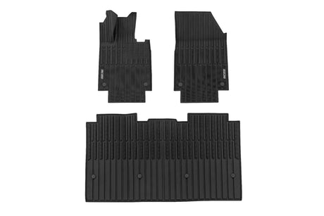 Flex-Fit Floor Mats FR & RR Tesla Cybertruck 4WD (2024-2026) Rough Country