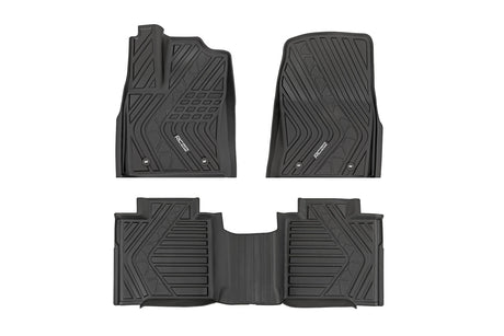 Flex-Fit Floor Mats FR & RR CrewMax Toyota Tundra 2WD/4WD (2022-2026) Rough Country