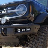 Baja Designs Squadron Pro/Dual S2 Sport- Steel Bumper Fog Pocket Light Kit I '21- Current Ford Bronco