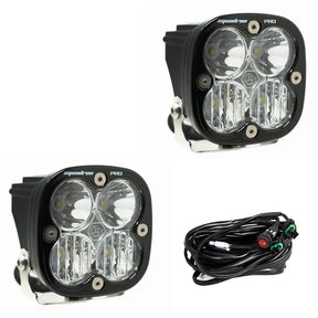 Baja Designs Squadron Pro Black LED Auxiliary Light Pod Pair Baja Designs