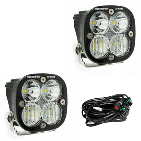 Baja Designs Squadron Sport Black LED Auxiliary Light Pod Pair Baja Designs