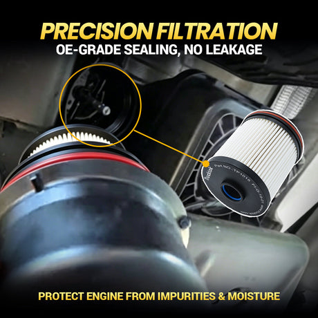 Trucktok 2017-2026 6.6L Silverado Sierra Duramax Fuel Filter Replaces TP1015 TruckTok