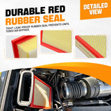 Trucktok 2017-2019 6.6L Silverado Sierra Duramax Air Filter Replaces A3231C A3257C TruckTok