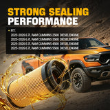 Trucktok 2025-2026 6.7L Ram Cummins Engine Oil Filter Replace 68677810AA TruckTok
