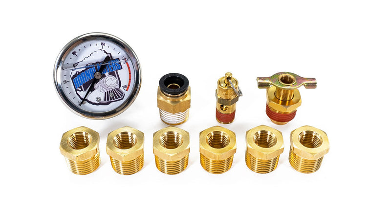 12-Gallon Triple Compressor Fitting Kit