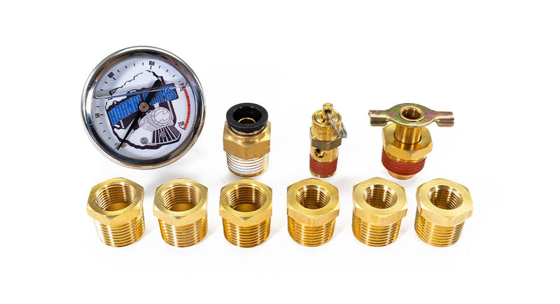 12-Gallon Triple Compressor Fitting Kit