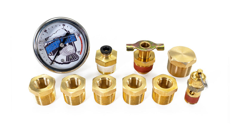 8-Gallon Dual Compressor Fitting Kit