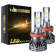 9005/HB3 H4 H7 H11 LED Headlight Bulbs 60W 6400LM 6000K White | 2 Bulbs for Chevy/Ford/Dodge/Jeep/BMW/Nissan/Toyota/Honda Flashark