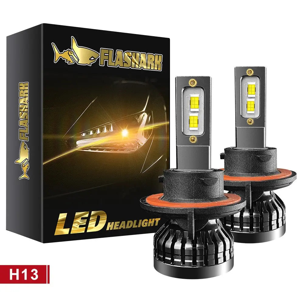9005/HB3 H4 H7 H11 H13 LED Headlight Bulbs 80W 6400LM 6000K 2 Bulbs